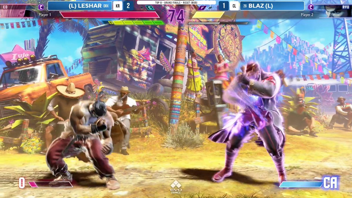 LESHAR DOES IT! Adding another huge tournament win to his belt, Leshar becomes the first Evo France Champion for Street Fighter 6! #EvoFrance2025