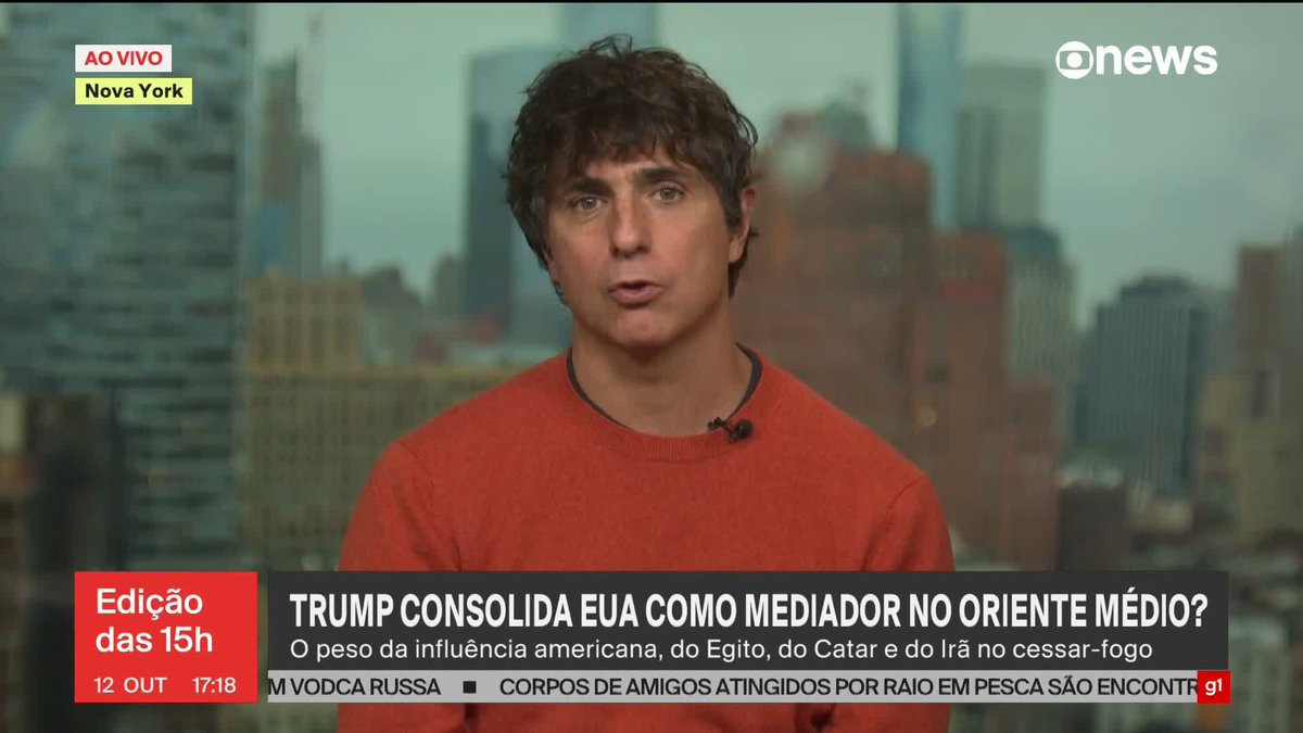 .Guga Chacra: para a libertação dos reféns, estou otimista; no médio e longo prazo, mantenho enorme cautela. #JornalGloboNews ➡ Assista à #GloboNews: