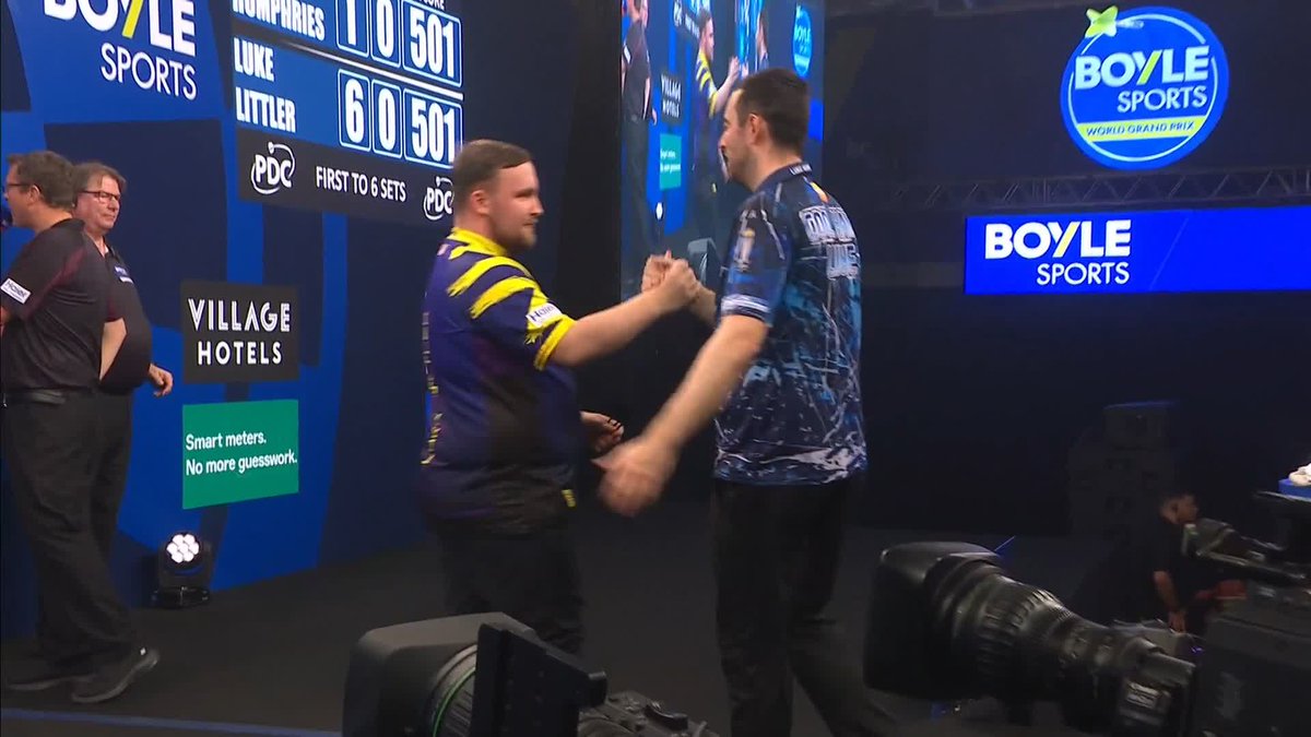 The moment Luke Littler claimed the 2025 World Grand Prix title 🏆👏