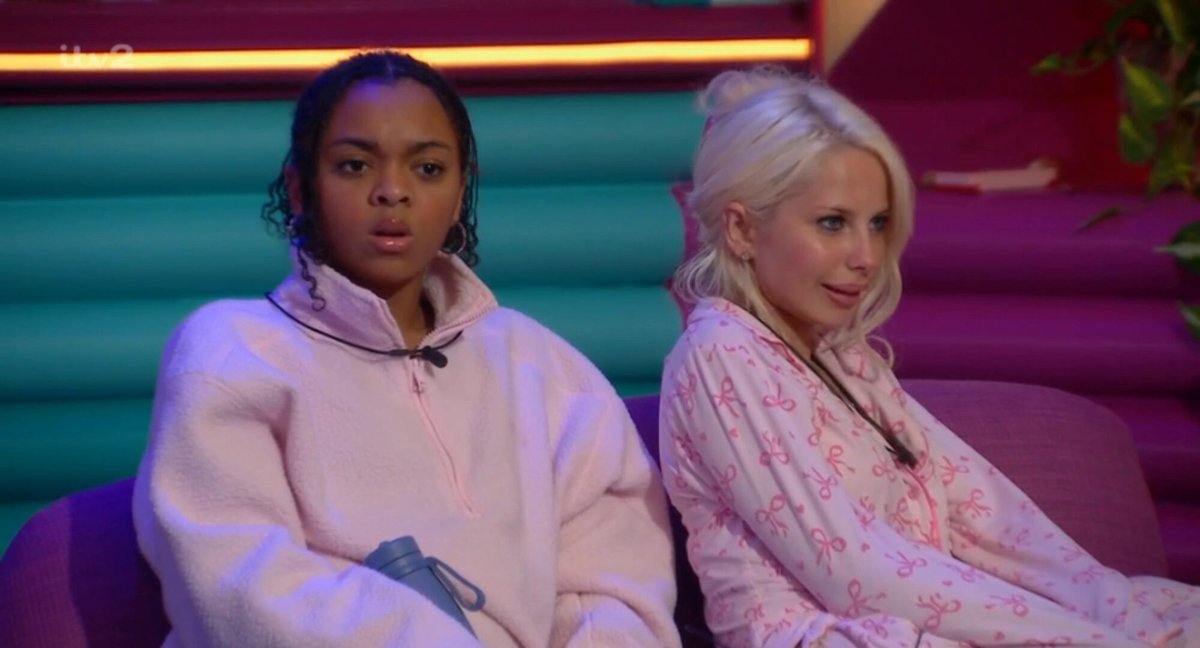 Big Brother exposed Sam &amp; Nancy's coded convo about Jenny, Asked them to explained the coded names tho the HMs &amp; also punished them for breaking the rules &amp; took all their eyes #BBUK