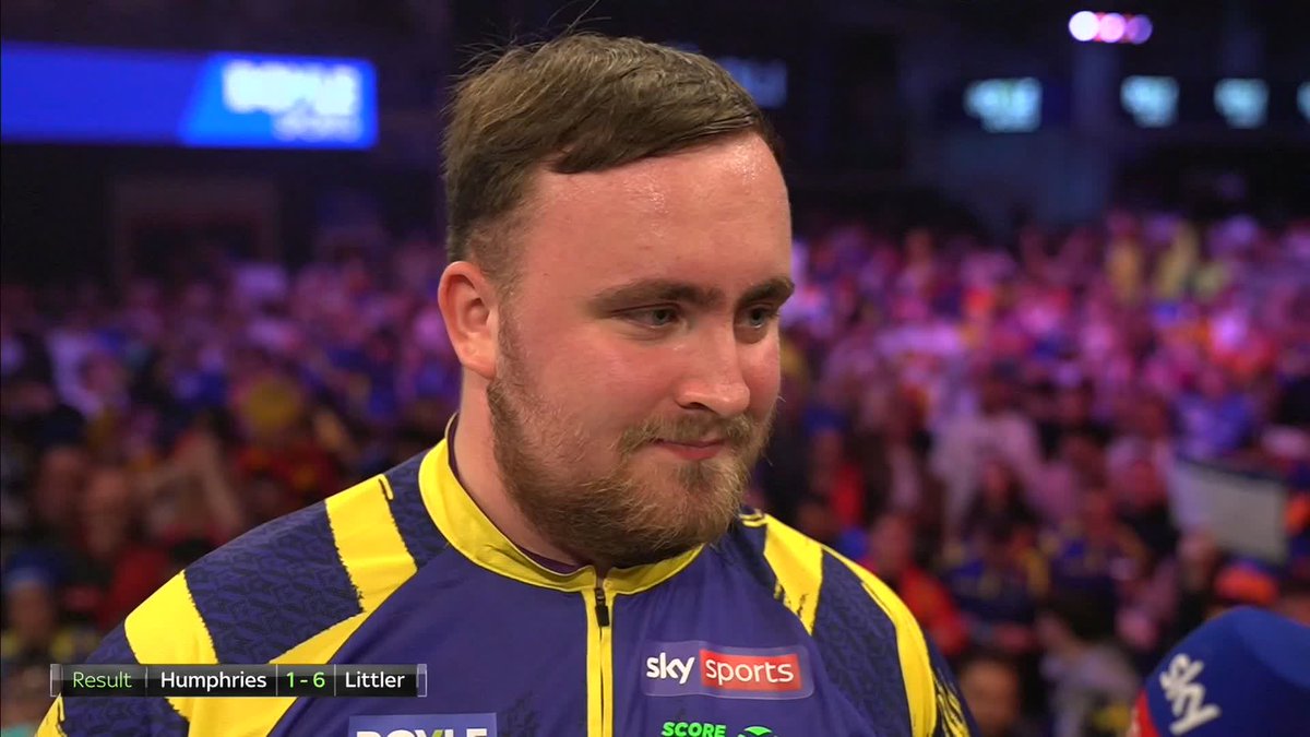 "Luke (Humphries) will know I'm behind his back now, I'm onto him" 😅 Luke Littler is eying up that World No. 1 spot 👀
