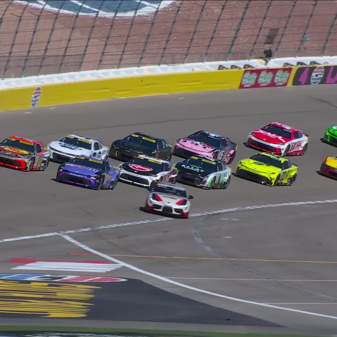 All bets are off! The Round of 8 starts right now! We are underway at Las Vegas Motor Speedway, live on USA Network!
