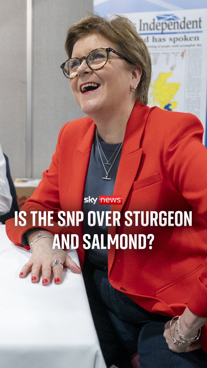 Nicola Sturgeon insisted she was not trying to upstage the First Minister John Swinney as she attended the SNP party conference But at a time when the party is attempting a political reset, Sky's Rob Powell asks whether the SNP's past controversies will come to the surface
