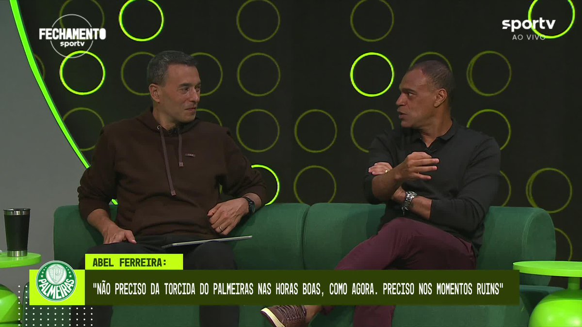 “Se o Abel Ferreira tivesse um pouquinho mais de sensibilidade, seria treinador da Seleção Brasileira. Não existiria Carlo Ancelotti hoje na Seleção Brasileira.” 🎙️ Denílson, no Sportv. 🎥 sportv | ge