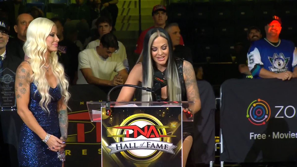 .Velvet Sky takes her place in the TNA Wrestling Hall of Fame. WATCH the Countdown to #TNABoundForGlory LIVE on TNA+: