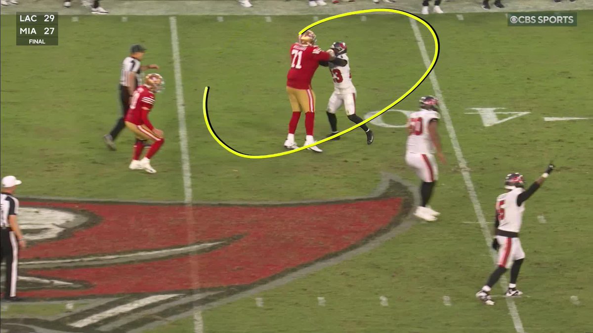 Tykee Smith wanted ALL the smoke from Trent Williams