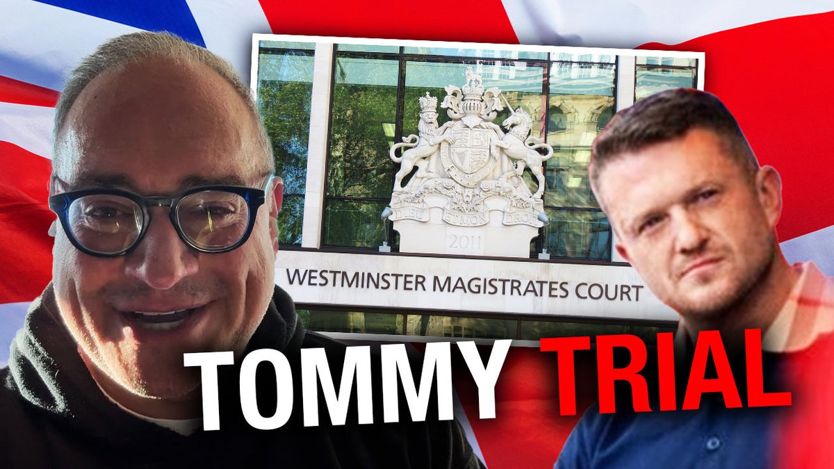 Tommy Robinson is on trial tomorrow. They’re prosecuting him under the Terrorism Act. It’s an outrageous abuse of the law. I’m worried he can’t get a fair trial and will be sent to prison. I’ll live-tweet the trial so the world sees.