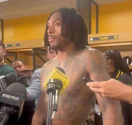 Jalen Ramsey: “Imma probably tell my kids about this. I played in a game with TJ Watt and Myles Garrett and had two sacks.” 😂