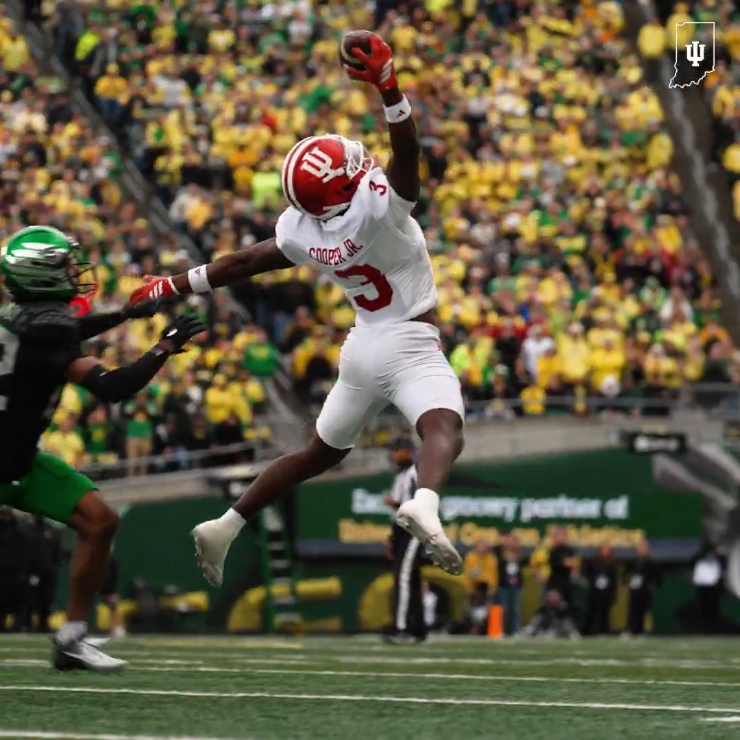 Watching this catch on repeat. Omar Cooper Jr | #IUFB