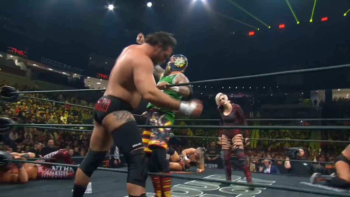 .Home Town Man eliminates Jake Something with a little help from The Demon Assassin! WATCH #TNABoundForGlory on TNA+: