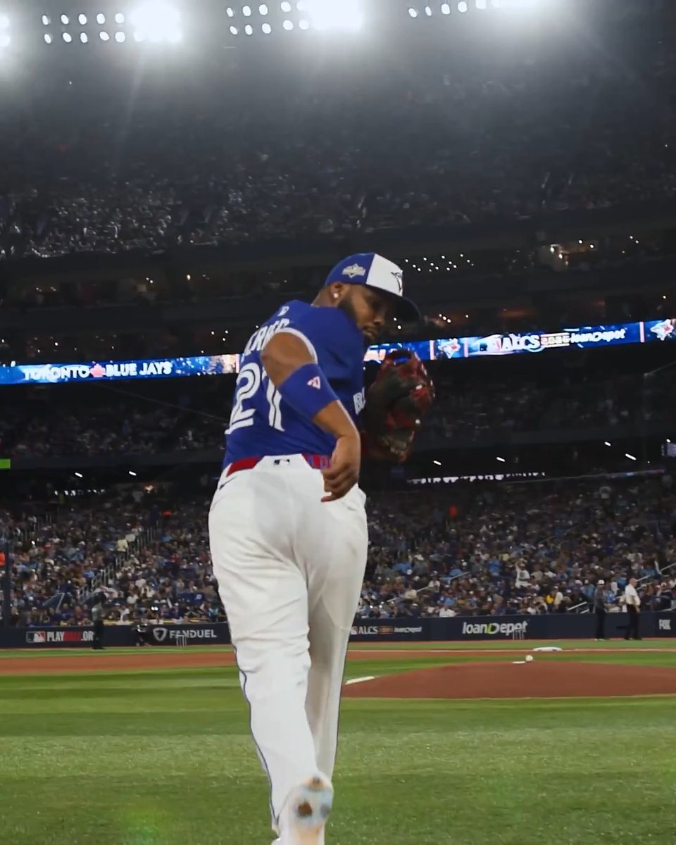 Join Vladimir Guerrero Jr. and the Toronto Blue Jays as they take the field for Game 1! #ALCS