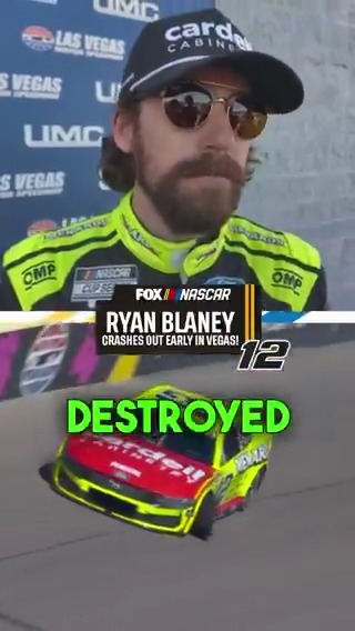 Las Vegas goes wrong for Ryan Blaney ... again.