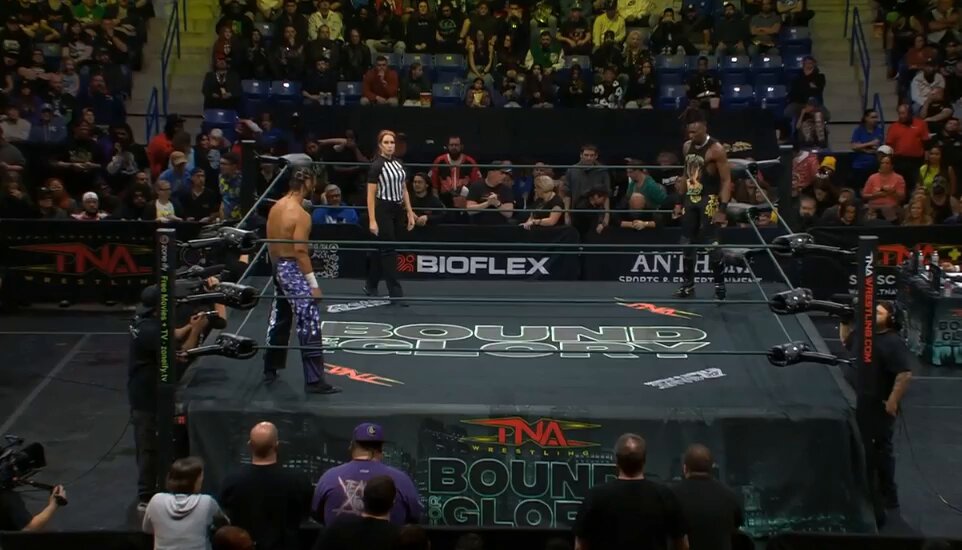 A big fight feel reaction like this for two guys who can easily be future industry cornerstones is incredible #TNABoundForGlory