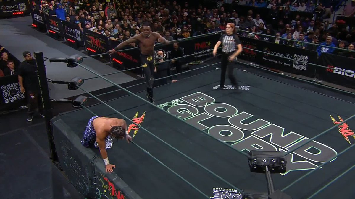 OG Cutter on THE APRON! Je’Von Evans LEON SLATER WATCH #TNABoundForGlory on TNA+: