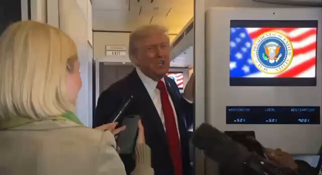 While aboard Air Force One to finalize the Israel-Hamas peace deal, President Trump said he doesn’t believe he will go to heaven. “I don't think there's anything that's gonna get me in heaven. I really don't. I think I'm not, maybe, heaven-bound. I may be in heaven right now as we fly in Air Force One. I'm not sure I'm gonna be able to make heaven. But I've made life better for a lot of people.” Follow: AF Post