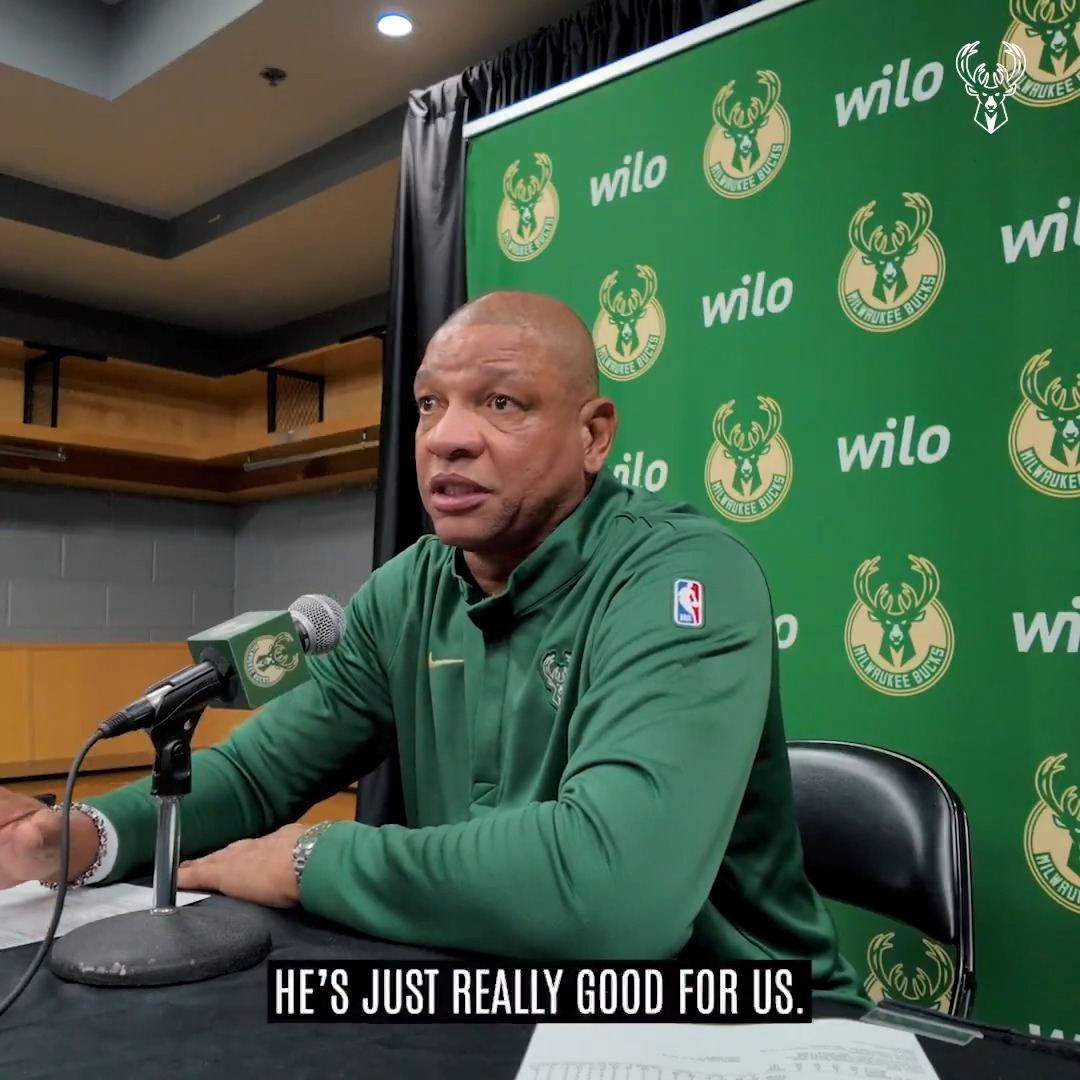 "I couldn't have thought of a better person that fits Giannis." Doc is excited about Myles Turner.