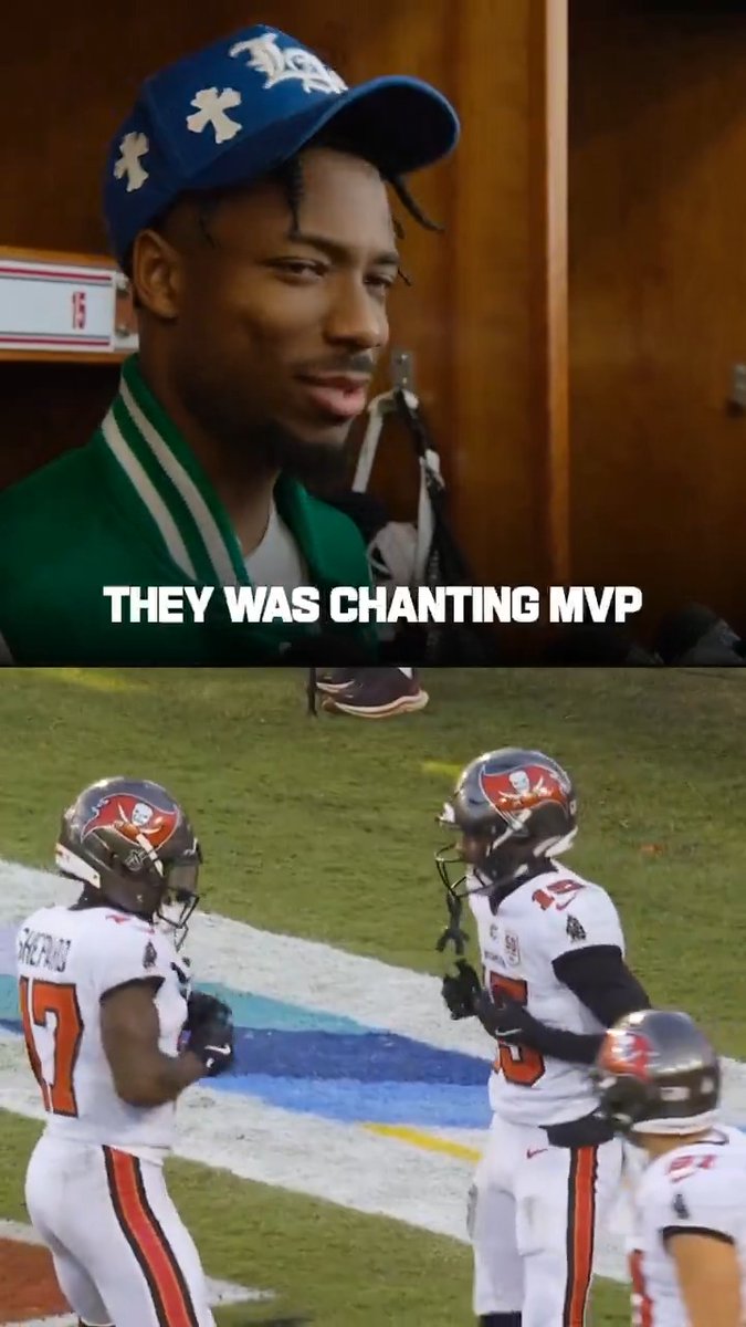 Tez Johnson thought he was getting MVP chants 😅 Tampa Bay Buccaneers