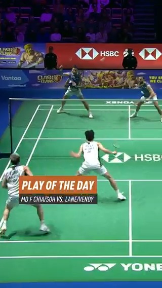 The best form of defence is to attack! HSBC Sport #HSBCbadminton #BWFWorldTour #ArcticOpen2025