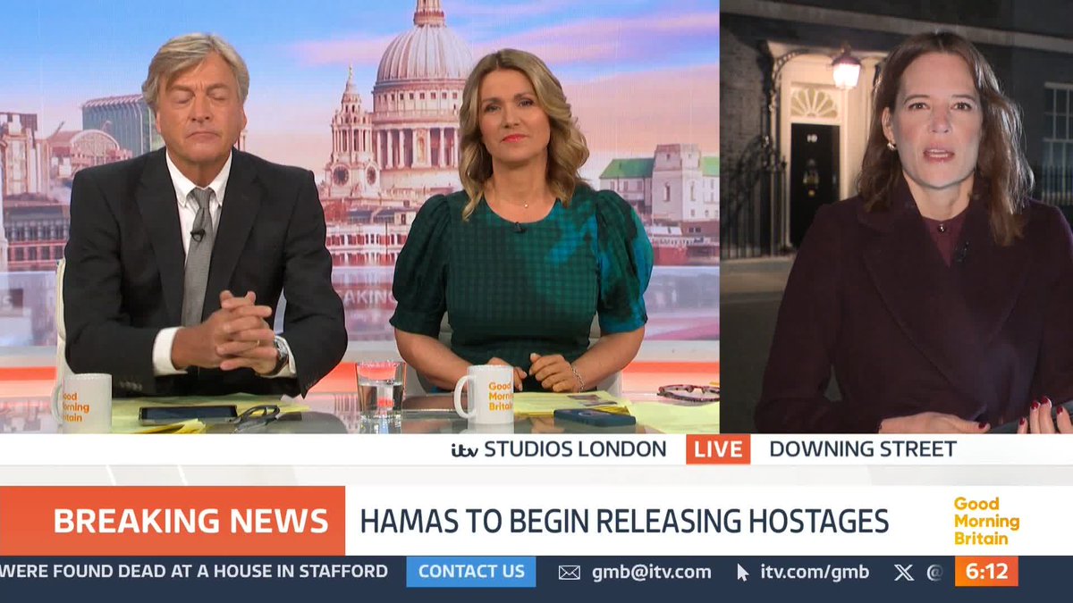 Sir Keir Starmer will urge world leaders in Egypt today to seize the momentum of the ceasefire in Gaza to secure lasting peace in the region. The Prime Minister will also announce a £20 million humanitarian aid package. @louisajamesitv reports.