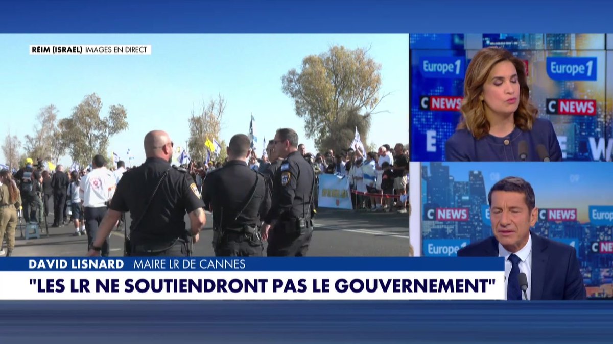 Suspension de la réforme des retraites : "Il faut tout de suite dire que ça pourra conduire à une censure (...) on ne peut pas accepter ça" déclare David Lisnard #LaGrandeITW #Europe1