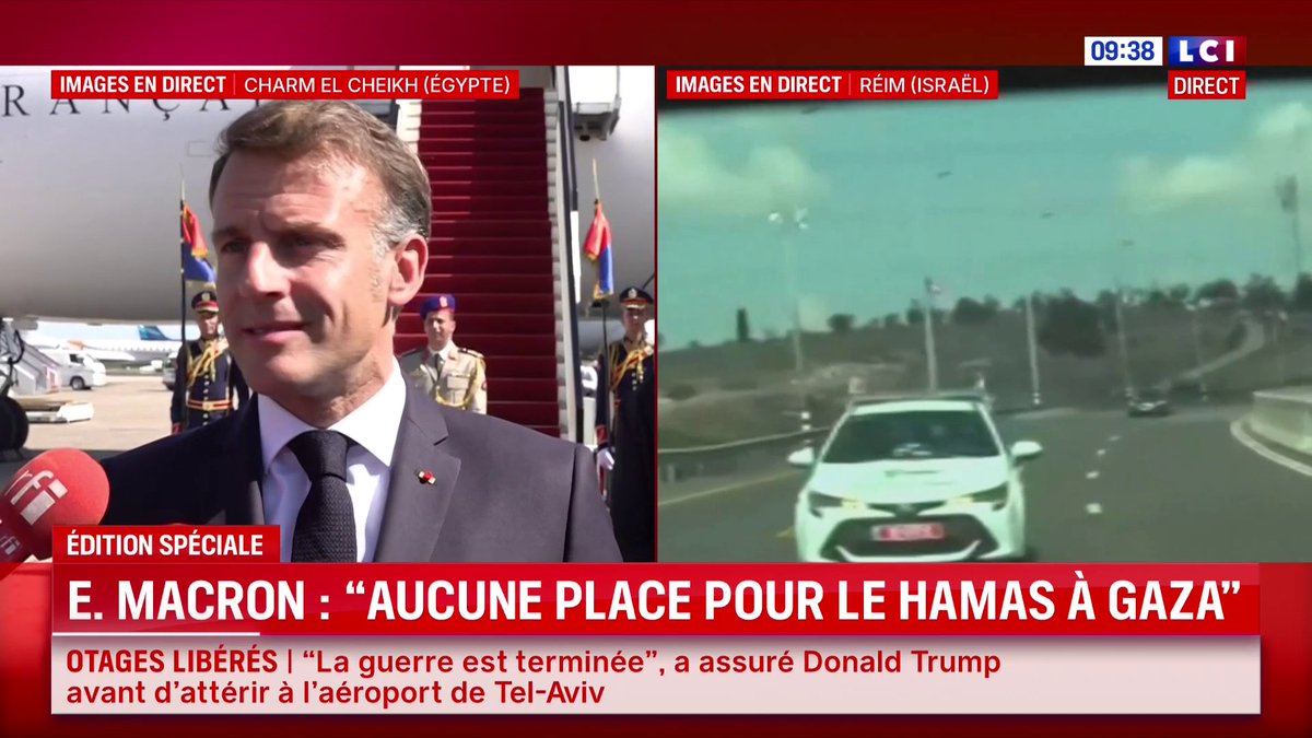 🔴 Nouveau gouvernement : "La France est regardée. Elle doit envoyer un message de force de stabilité. (...) Le devoir de tous est de ne pas faire de pari sur l'instabilité. J'ai vu beaucoup de propos qui n'étaient pas à la hauteur des événements." Emmanuel Macron