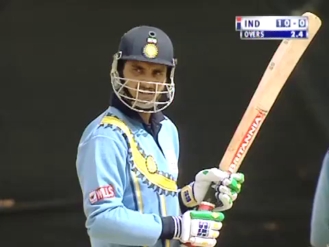 A Captain’s Knock #OnThisDay in 2000, Sourav Ganguly smashed an unbeaten 141 (11 fours &amp; 6 sixes) v South Africa in the ICC KnockOut Trophy semi-final at Nairobi, guiding India to 295/6. His brilliant knock set up a 95-run win, taking India to the final.