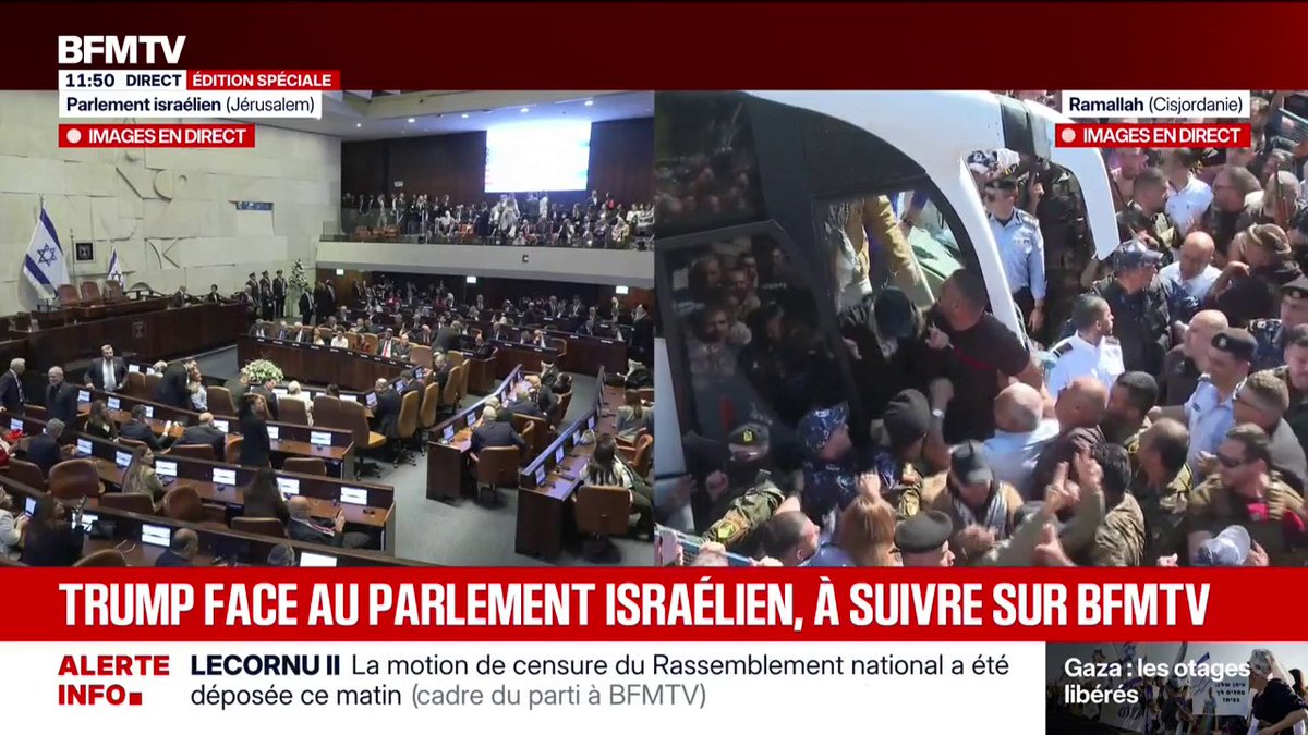 Les bus transportant les prisonniers palestiniens arrivent à Ramallah