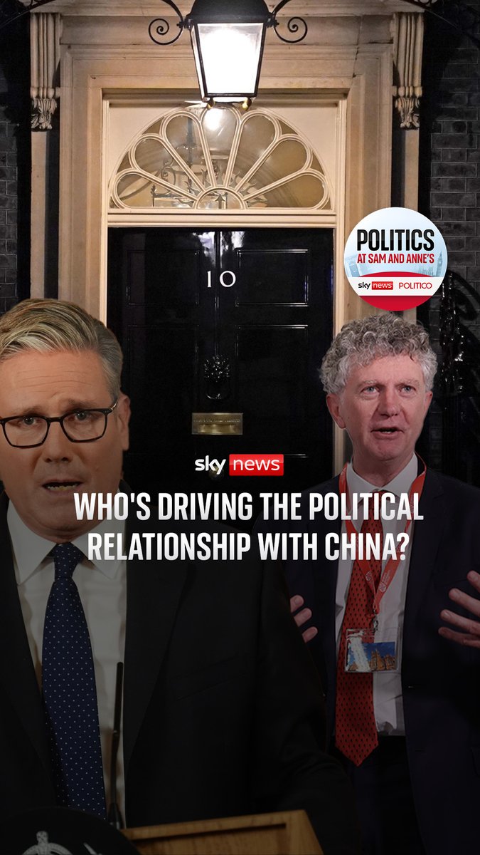 Who's driving the political relationship with China? Sam Coates Sky and @AnneMcelvoy discuss the fallout from the collapsed China spy case and its impact around Westminster. Listen to Politics at Sam and Anne's wherever you get your podcasts ⬇️