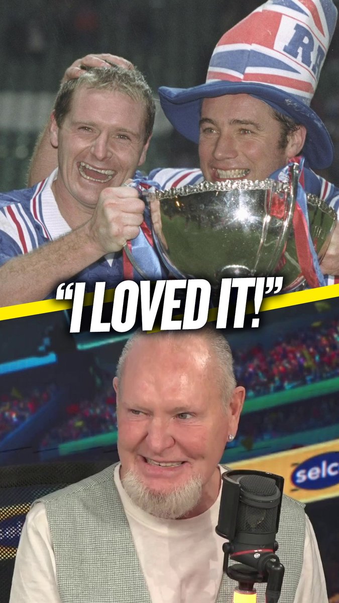 💙 "I loved it up there!" 🙏 "I spoke to Walter Smith and told him I'd take a massive drop in wages to come!" Paul Gascoigne opens up on his love for #RangersFC and tells some brilliant stories from his time at Ibrox! 👏