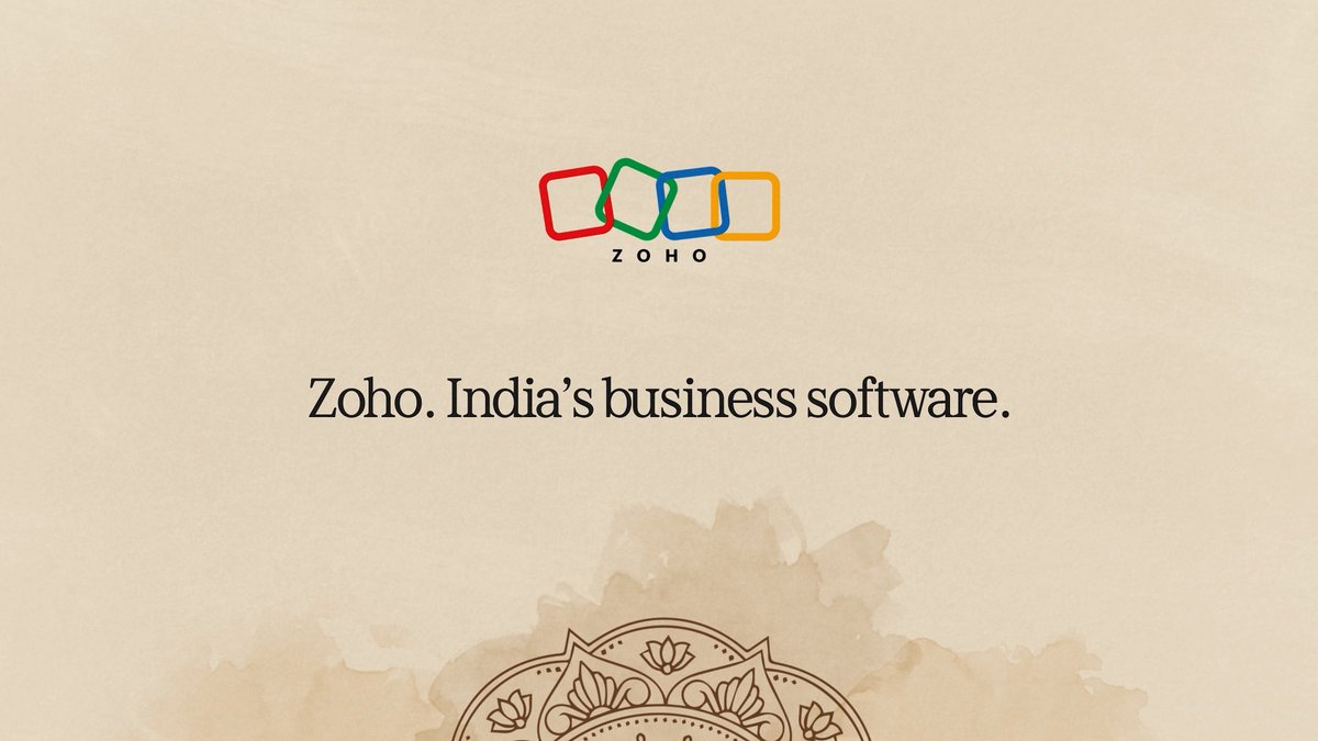 For nearly three decades, we’ve built software that powers countless Indian businesses and millions across the globe. But there’s something special about building it in India, in a sustainable and timeless way. We’re Zoho—India’s business software. 🙏 ✨