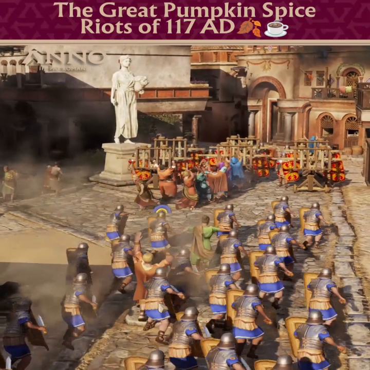 Riots don’t start over social media trends, they start over unmet needs. Be a wise governor and keep your people happy (and stocked with Pumpkin Spice Lattes). ☕😂