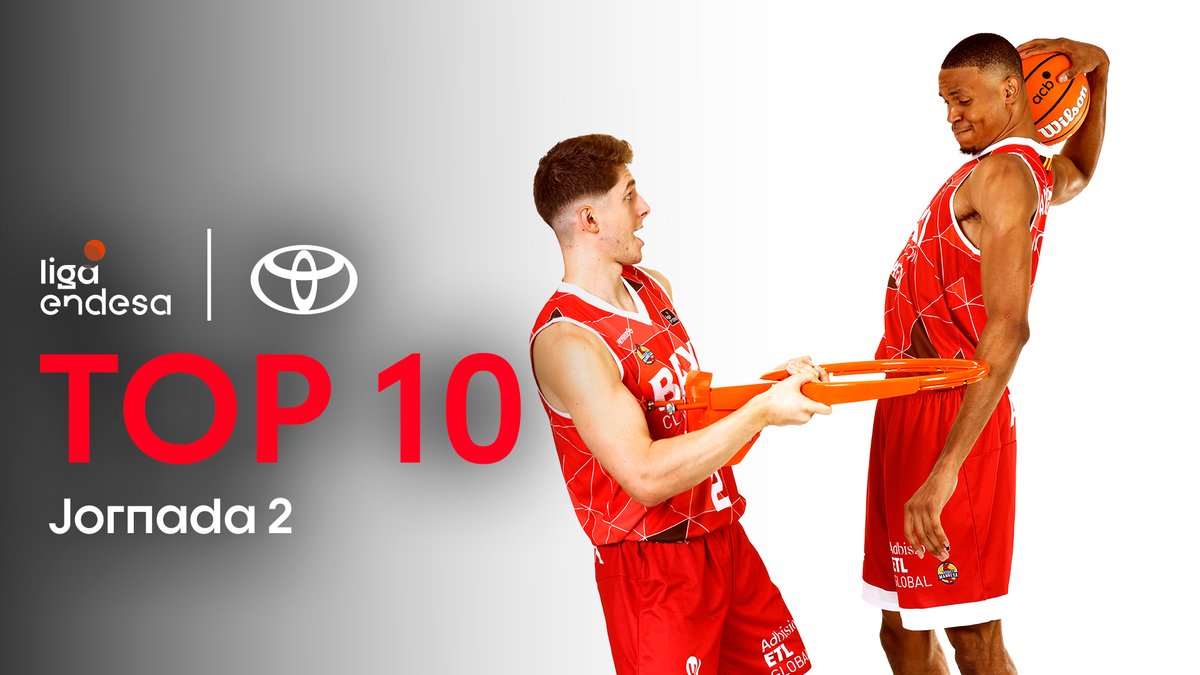 👀 #Top10Toyota de la Jornada 2⃣ y ya hay un nombre que empieza a ser habitual (normal 🤯)... ¡𝙆𝘼𝙊𝘿𝙄𝙍𝙄𝘾𝙃𝙄 𝙉𝙆𝙀𝙈𝙅𝙄𝙆𝘼 𝘼𝙆𝙊𝘽𝙐𝙉𝘿𝙐 𝙀𝙃𝙄𝙊𝙂𝙐! 😤 😱 Esos muelles no son normales. Son de otro planeta. Toyota España | #LigaEndesa