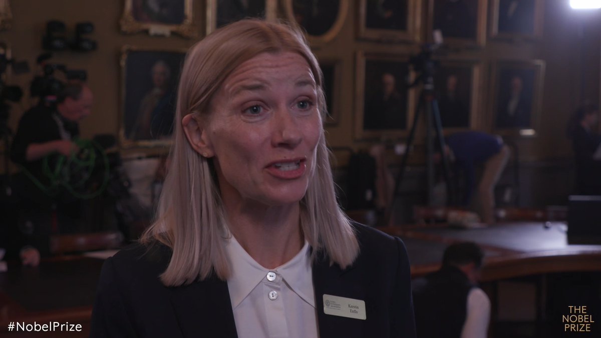 “I think we are currently living through a period of fast technological change and this prize helps us to put that into perspective.” Immediately after the announcement, Kerstin Enflo, member of the committee for the prize in economic sciences, told us more about this year's prize.