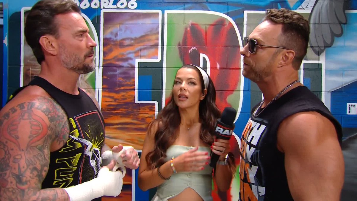 CM Punk 👀 LA Knight
