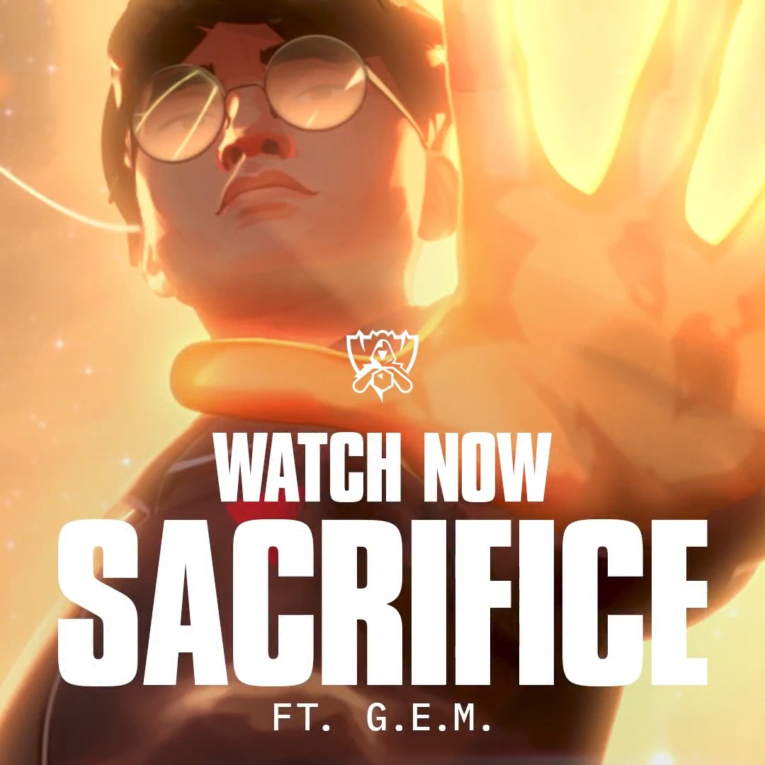 GET IN HERE: Your #Worlds2025 anthem and music video ft. G.E.M. is OUT NOW! ➡️ "Sacrifice":