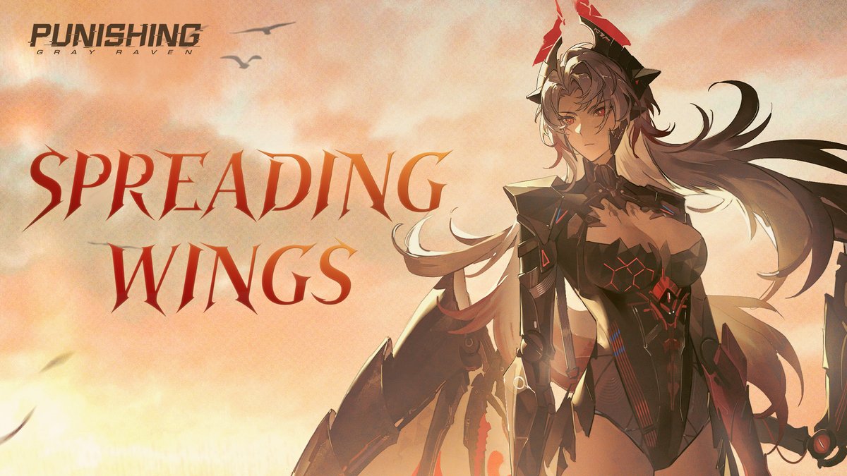 [Punishing: Gray Raven | Cutscene: Spreading Wings] She broke free from the cage that had kept her confined for so long. She now spreads her wings wide and flies high toward the freedom where she truly belongs. #punishinggrayraven #PGR