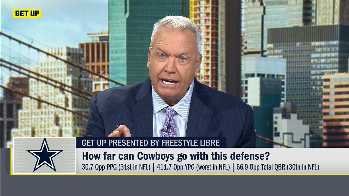 "Dumbs-day defense. There's no other way of putting it." —Rex Ryan on the Cowboys' defense 😅