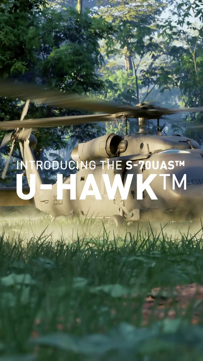 Introducing the S-70UAS U-Hawk, a versatile autonomous UAS that has 25% more cargo space than a typical Black Hawk. #AUSA #AUSA2025