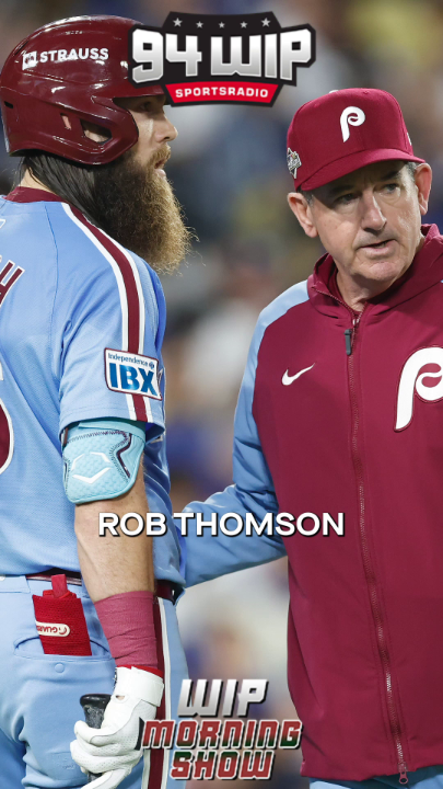 Joe DeCamara argues for the Phillies to KEEP Rob Thomson: "I keep Rob Thomson because Dave Dombrowski gave him a roster in which Brandon Marsh hit 5th. That's it. That's my argument...That's not Thomson's fault, at all!"