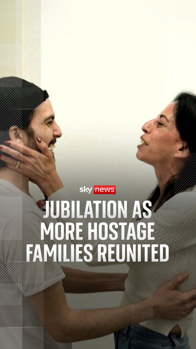 Freed Israeli hostages have been reunited with their families after Hamas handed them over to Israeli forces. Latest updates: