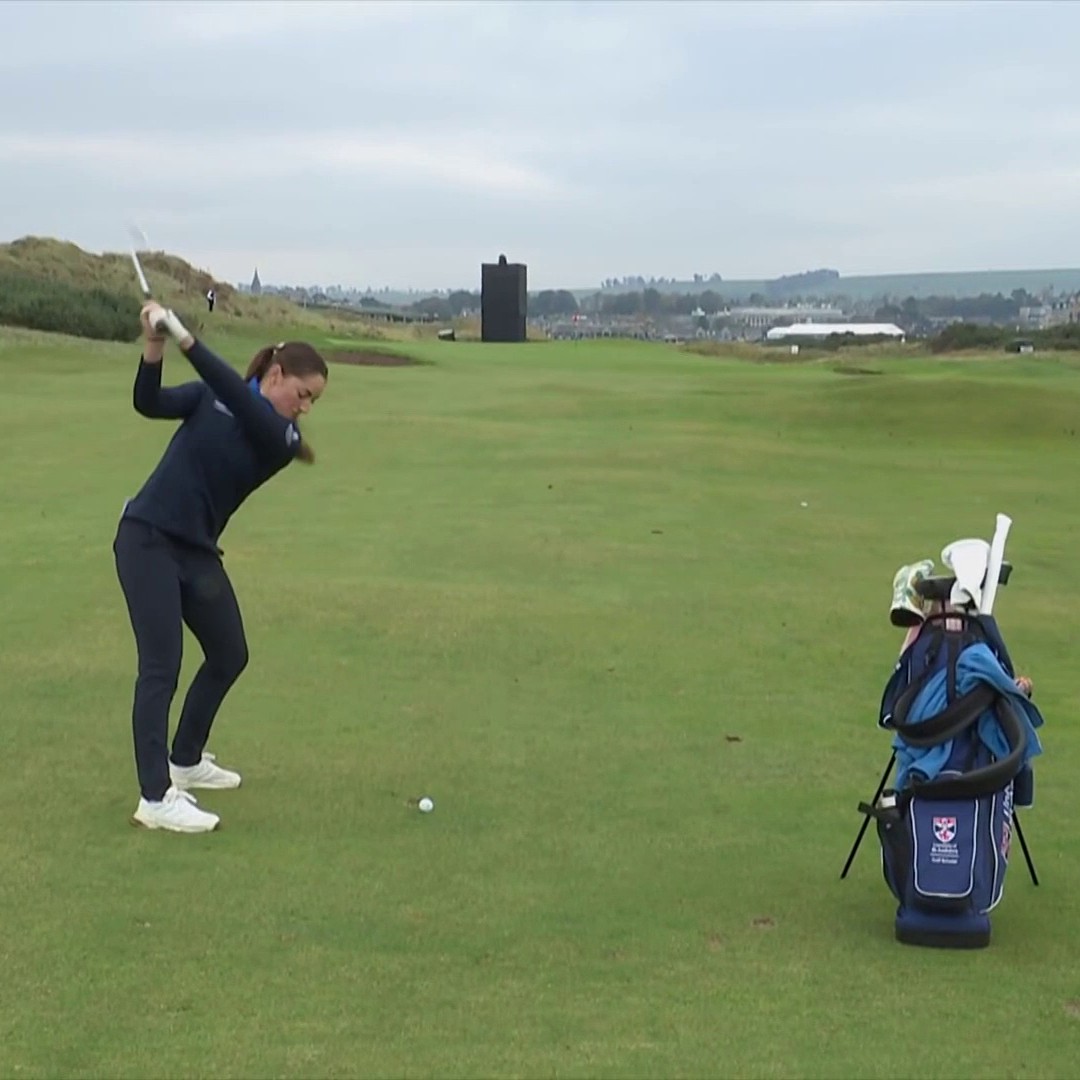 🚨 Pin seeking at St. Andrews 🚨 University of St Andrews Golf Scholars Caitlin Maurice with the dart and a great look at birdie to move to 3 under on the day 🎯 at the St. Andrews Links Collegiate