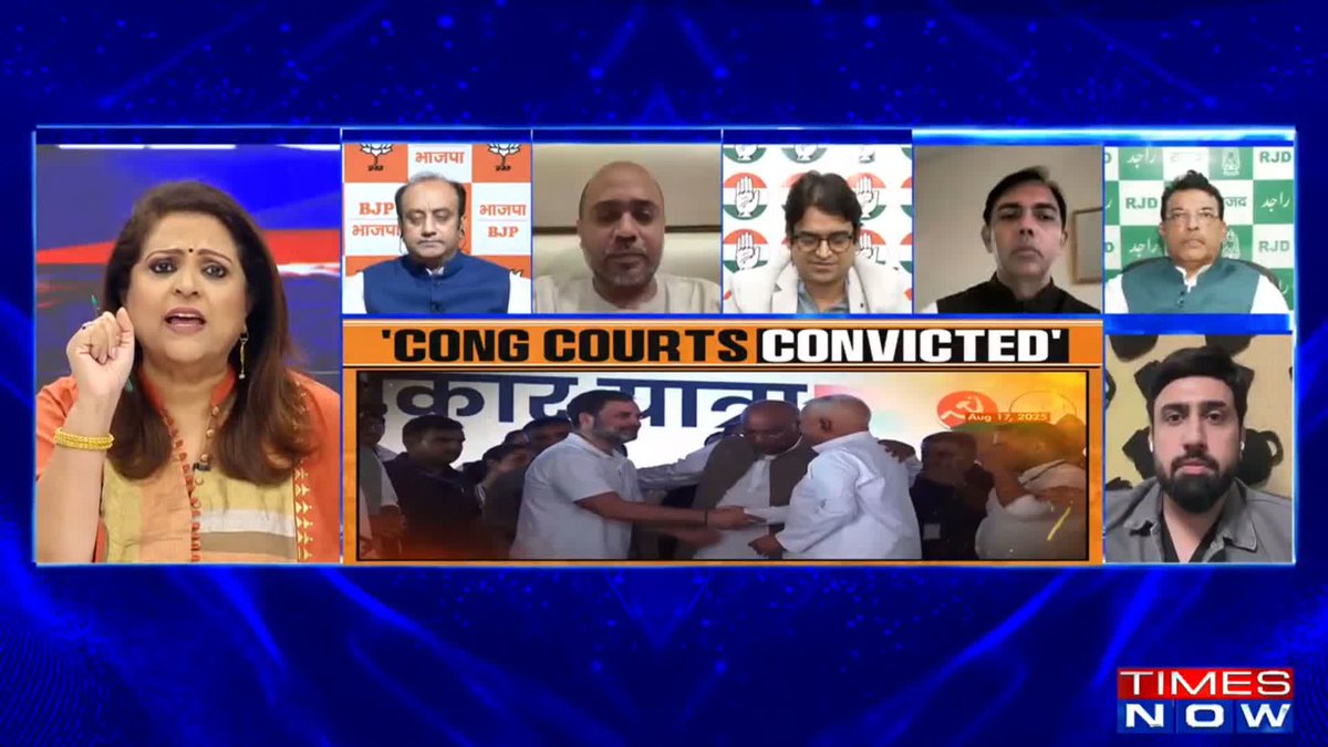 Cong's 'Nafrat' For RSS RSS has a divisive policy and divisive ideology, which is being done at every level of society...: Professor Anwar Pasha They are sour about the fact that they have not even been able to win a single election...: Abhijit Iyer-Mitra rebuts. @TheNewshour | @NavikaKumar