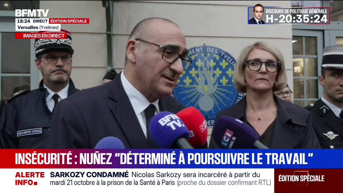 Première prise de parole de Laurent Nuñez, ministre de l'Intérieur: "La priorité, c'est de restaurer la sécurité du quotidien"