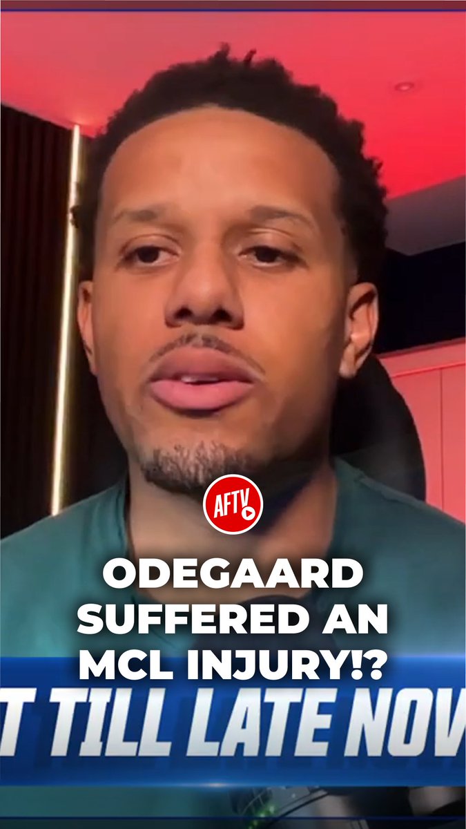 Martin Odegaard with 𝐀𝐍𝐎𝐓𝐇𝐄𝐑 𝐈𝐍𝐉𝐔𝐑𝐘 and this time...it's even worse 😔 #AFTVBreakingNews