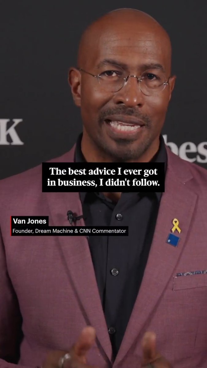 "It's really more about who do you have more than what do you have." At the 2025 #ForbesBLKSummit, Van Jones, founder of Dream Machine and CNN commentator, shared backstage how the best life advice he's ever been given came from Prince.