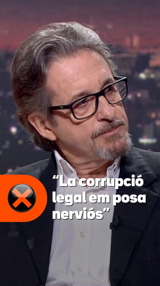 💰🤐 Ramon Madaula: “Hi ha molta gent a l’administració pública que fa molt bé la seva feina, però hi ha una inèrcia a tenir màniga ampla amb algunes coses" L’actor denuncia l’existència d’una “corrupció legal”, que la llei permet i de la qual es parla poc. #Col·lapse3Cat