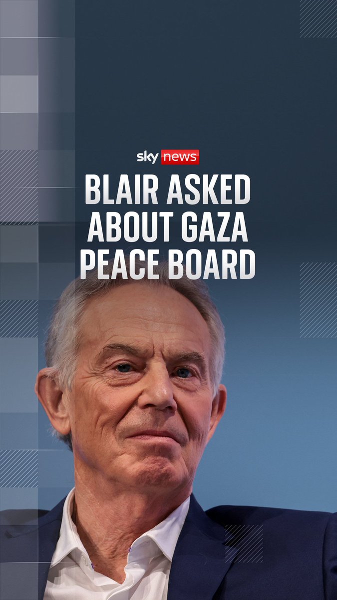Sir Tony Blair made no comment when asked by Sky's Beth Rigby about doubts over his potential role on the Gaza peace board. The former prime minister could join a 'Board of Peace' set up under Donald Trump’s plan to oversee governance of Gaza.