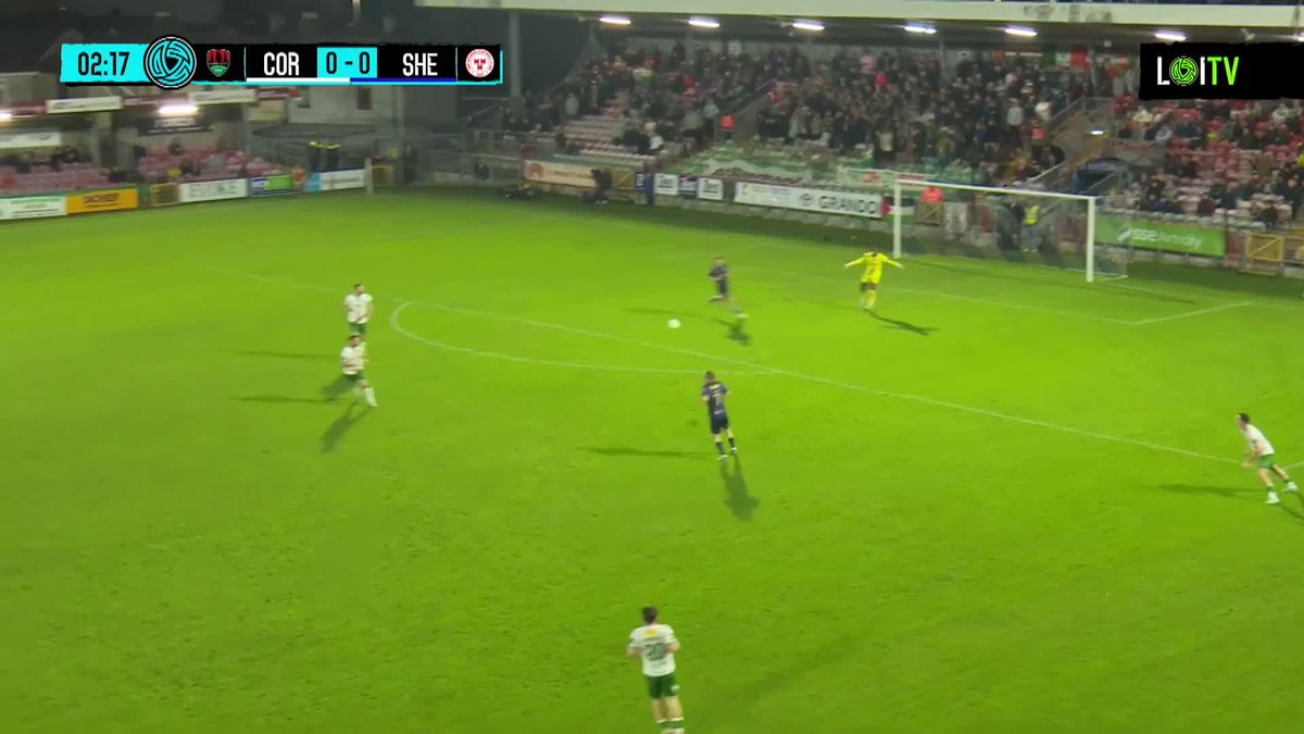 Daniel Kelly puts Shels in front! 🔴 Cork City will need to find two unanswered goals or else it's relegation for The Leesiders.