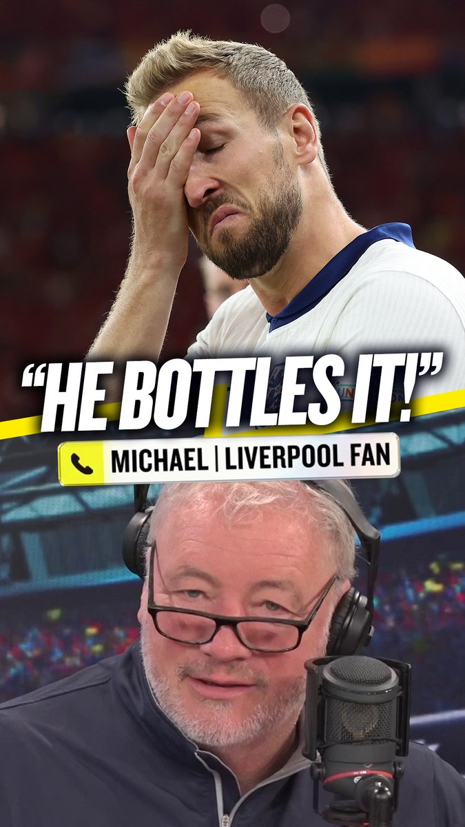 ❌ "I don't think Kane's that phenomenal... he's not up there with the world's best!" 😬 "He kind of bottles it a bit, and how many of his goals are penalties!?" This #LFC fan explains why he thinks Harry Kane's England goalsscoring record is overrated! 👀