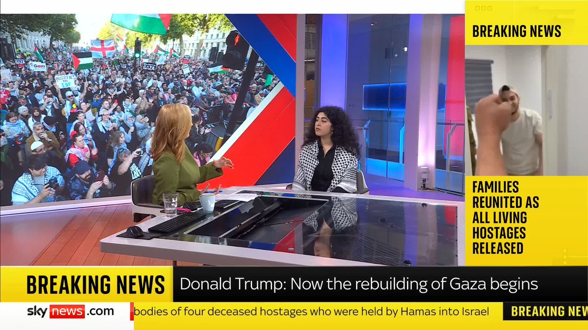 'We'll remain on the streets until there is uninhibited entry of aid into Gaza, until Palestinians have total liberation of their land' Pro-Palestine activist Amna Ghaffar states that protests will continue even after the signing of the Gaza peace plan.